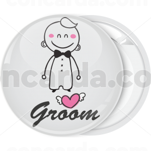 Κονκάρδα γάμου Groom Cartoon