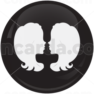 Κονκάρδα Ζώδια Δίδυμοι black collection