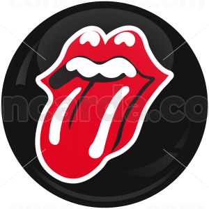Κονκάρδα Rolling Stones mouth black