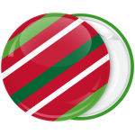Κονκάρδα Χριστουγεννιάτικη μπάλα γιορτινά χρώματα