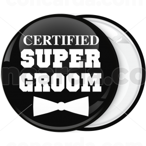 Κονκάρδα Certified super groom μαύρη