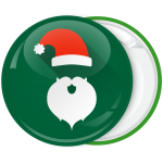 Πράσινη Κονκάρδα Χριστουγέννων Santa hat back