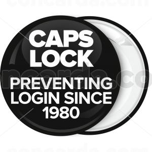 Κονκάρδα Caps Lock