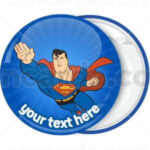 Kονκάρδα βάπτισης Superman flying classic