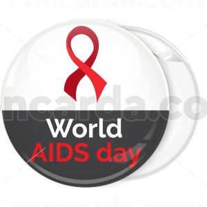 Κονκάρδα world Aids Day black white