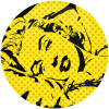 Κονκάρδα vintage Marilyn Monroe 