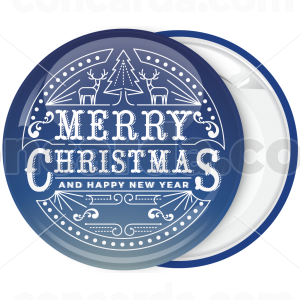 Κονκάρδα Merry Christmas lights blue