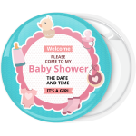 Κονκάρδα πρόσκληση σε baby shower it is a girl