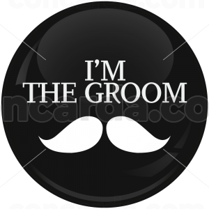 Κονκάρδα γάμου I am the groom