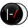 Kονκάρδα Twenty One Pilots logo μαύρη