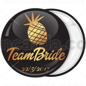 Kονκάρδα bachelorette Team Bride ανανάς χρυσή κολεξιόν