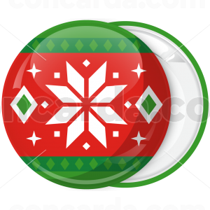 Κονκάρδα Χριστουγεννιάτικη μπάλα λευκό αστέρι