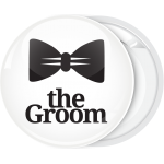 Κονκάρδα γάμου Groom bow tie λευκή