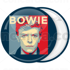 Κονκάρδα David Bowie τετράγωνο πρόσωπο