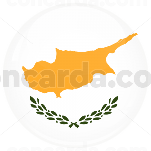 Κονκάρδα σημαία Κύπρου