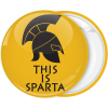 Κονκάρδα This is Sparta περικεφαλαία κίτρινo σκούρο
