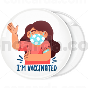 Κονκάρδα I am vaccinated 