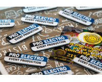 Κονκάρδες προσωπικού Pro Electro event production