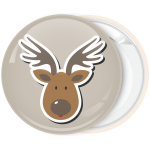 Κονκάρδα Χριστουγέννων Reindeer Head