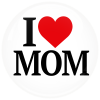 Κονκάρδα I Love Mom άσπρη