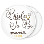 Kονκάρδα Bride to Be ring vintage λευκή