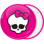 Κονκάρδα Monster High head logo φούξια