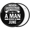 Κονκάρδα Never underestimate the power of a man born in June