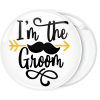 Κονκάρδα I am the groom βέλος λευκή