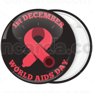 Κονκάρδα world Aids Day black
