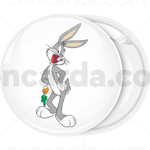 Κονκάρδα Bugs Bunny πόζα με καρότο