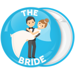 Κονκάρδα γάμου The Bride blue couple