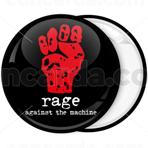 Κονκάρδα Rage Against the Machine μαύρη