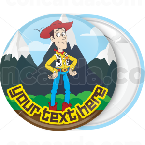 Kονκάρδα βάπτισης Toy Story Woody in the mountain