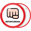 Κονκάρδα stop Corona γροθιά