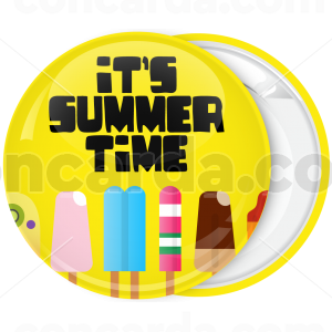 Κίτρινη Κονκάρδα με παγωτά Its summer time