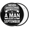 Κονκάρδα Never underestimate the power of a man born in September 