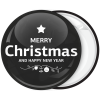 Χριστουγεννιάτικη Κονκάρδα Merry Xmas black and white