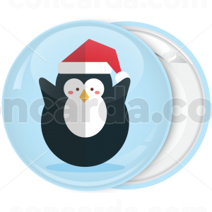 Κονκάρδα Χριστουγεννιάτικα στοιχεία Πιγκουίνος