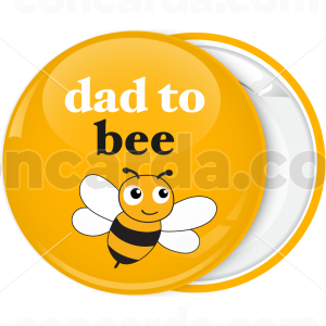 Κονκάρδα dad to bee  κίτρινη