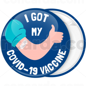Κονκάρδα I got my covid 19 vaccine