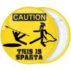 Κονκάρδα This is Sparta Caution κίτρινη