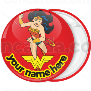 Κονκάρδα Wonder Woman κόκκινη