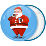 Χριστουγεννιάτικη κονκάρδα Santa eats cookie