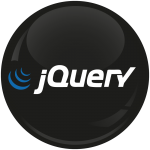 Κονκάρδα για προγραμματιστές jQuery μαύρη