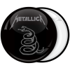 Metallica music heavy metal band badge  black album