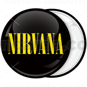 NIRVANA Smile Pin Button Badge Rock