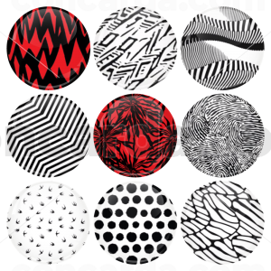Σετ κονκάρδες patterns Twenty One Pilots