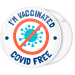 Κονκάρδα I am vaccinated covid free