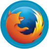 Κονκάρδα Firefox logo
