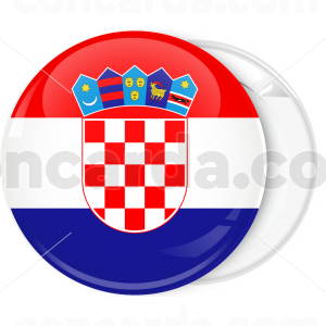 Κονκάρδα σημαία Κροατία